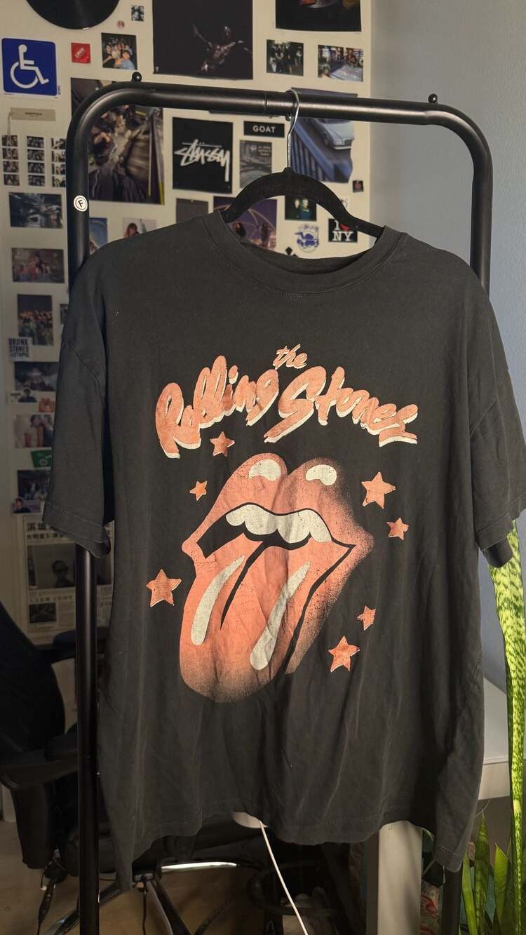 Cotton On The Rolling Stones Relaxed Boyfriend Tee Size L